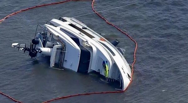 $8 Million Yacht Capsizes Near Annapolis